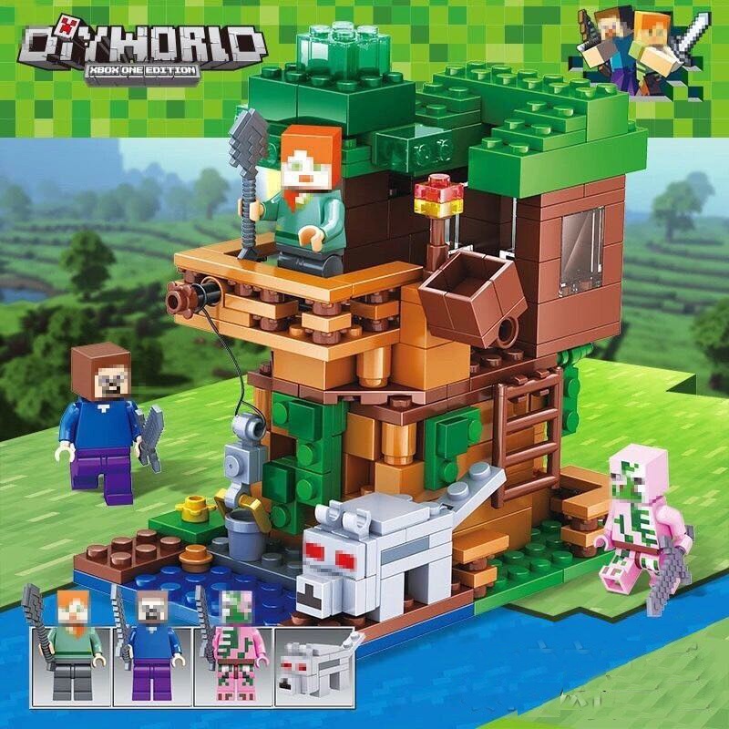 Bộ Đồ Chơi Lắp Ráp Mô Hình Lego Minecraft Dành Cho Trẻ Em