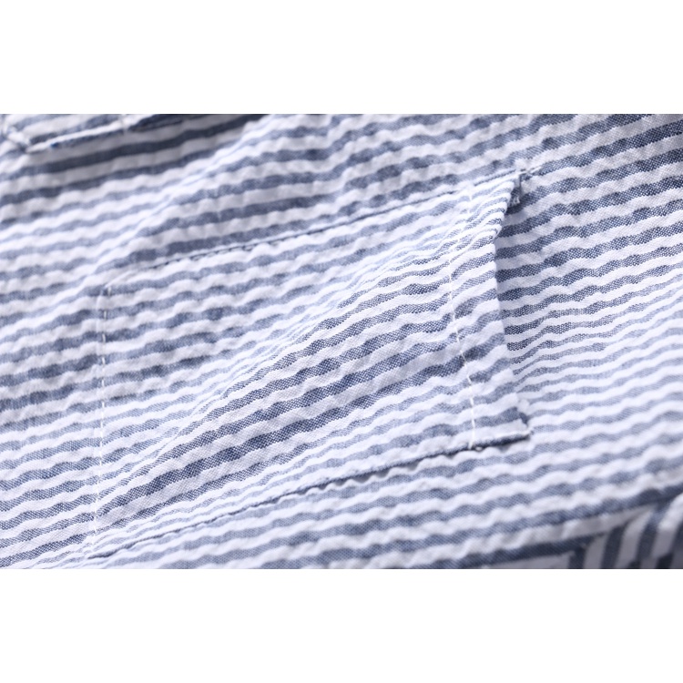 Áo sơ mi nữ kẻ sọc màu xanh Sm84