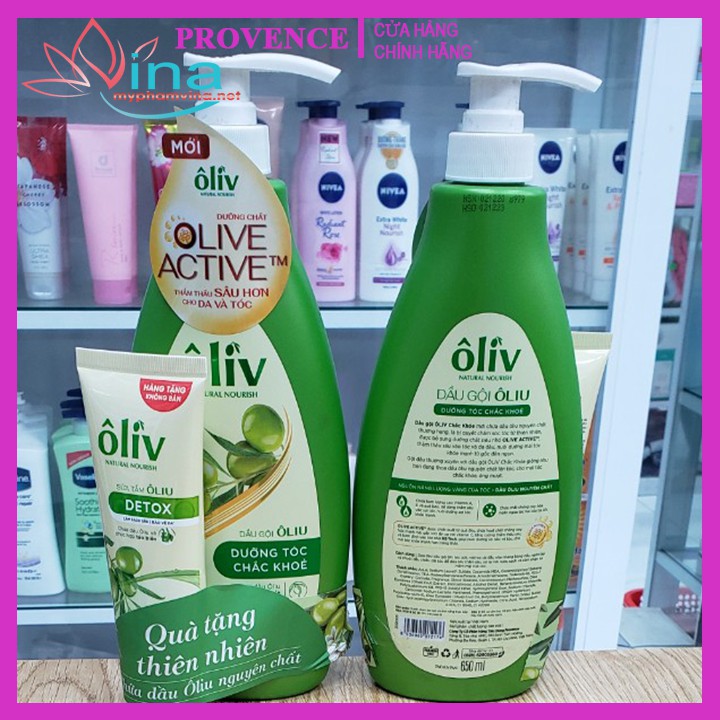 Dầu Gội ÔLIV PRÔVENCE nuôi dưỡng tóc 650ml