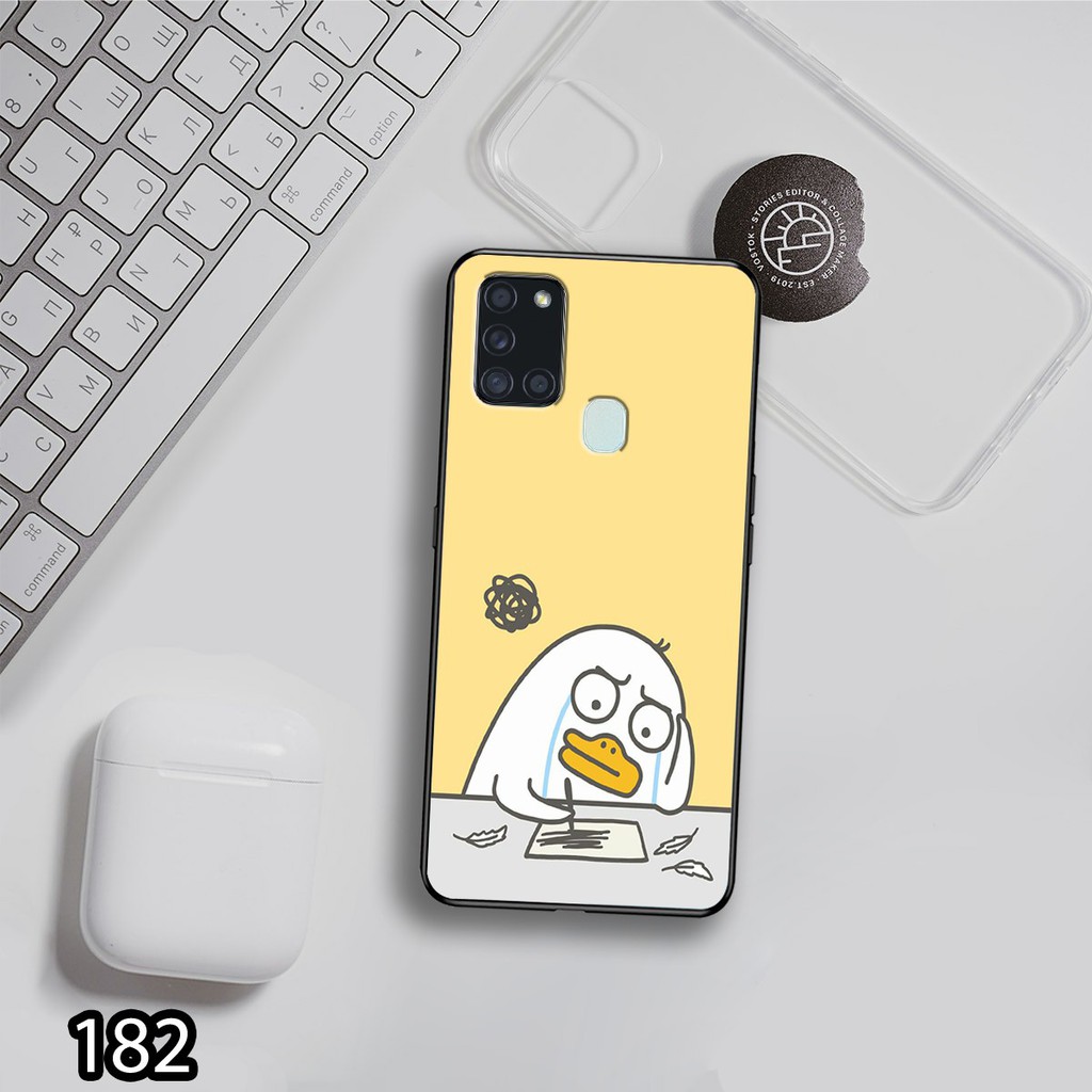 Ốp lưng Samsung A11/A21/A21S  in hình Logo chú Vịt tinh  nghịch siêu đẹp, độc, lạ_KINGSTORE.HN_Ốp SS A11/A21/A21S