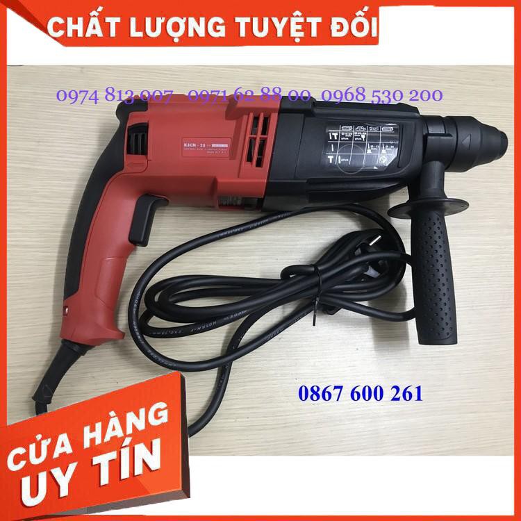 NÓNG! Máy khoan búa đục chính hãng Oshima K3CN28, Khoan Đục bê tông công nghệ Nhật Bản Giá cực Chất