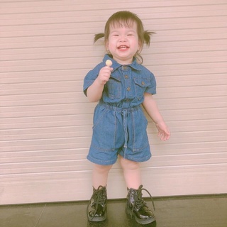 yếm denim cho bé gái