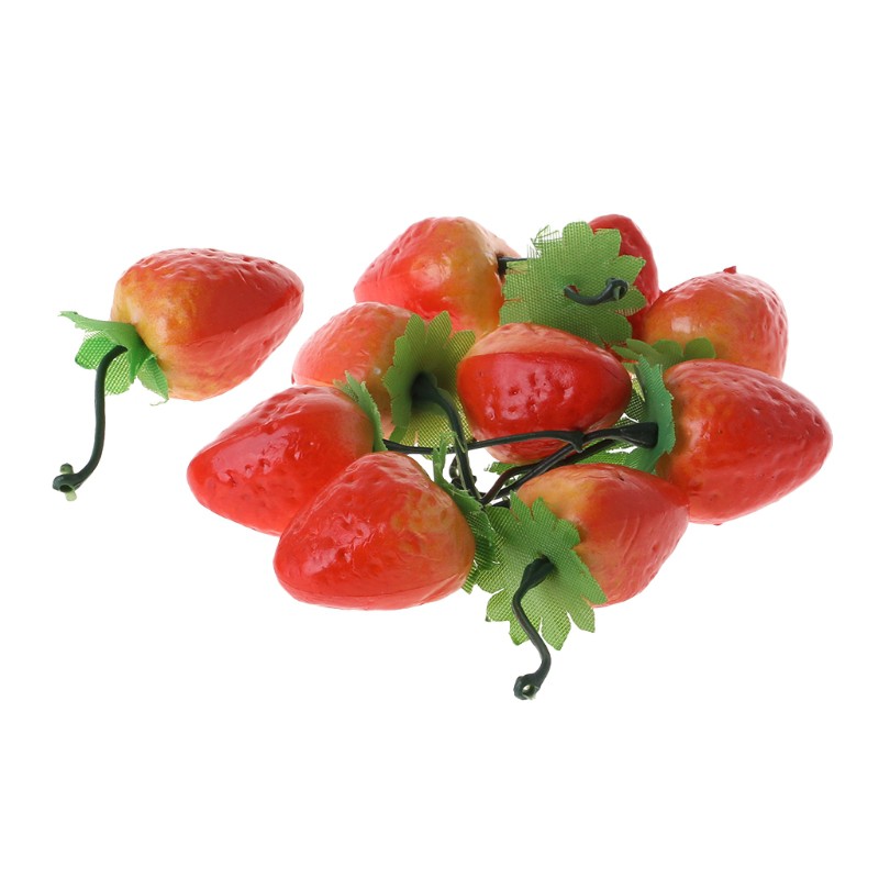 Set 20 Quả Dâu Giả Trang Trí Xinh Xắn