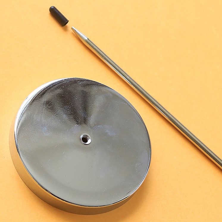 Cây cắm bill order chất liệu inox đế liền hoặc Cây cắm bill có thể tháo rời đế