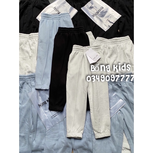 Quần Nỉ Joggers Bé Gái Dày Dặn GJ