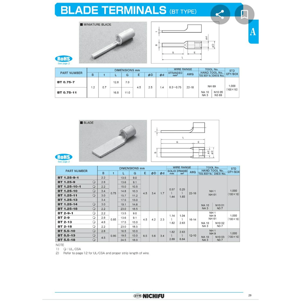 Đầu Cosse Nichifu BT2-13 , BT 1.25-9 / Đầu ép cosse Nichifu mã BT | Shopee Việt Nam Đầu Cosse Nichifu BT2-13 , BT 1.25-9 / Đầu ép cosse Nichifu mã BT | Shopee Việt Nam