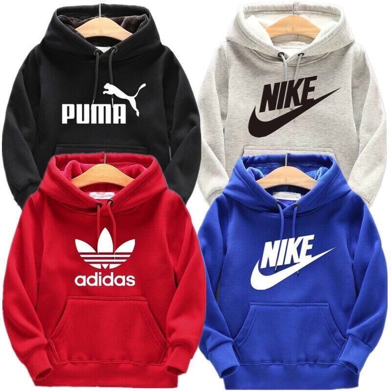 Áo hoodie nhung dày dặn thời trang thu đông cho bé
