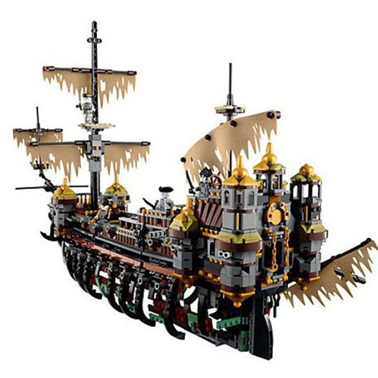 Đồ chơi Lắp Ráp Thuyền Cướp biển Caribe 16042 - Mould King 180141 Silent Mary - 2373 mảnh ghép
