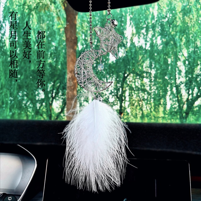 Bộ nguyên liệu làm dreamcatcher trăng sao 3D