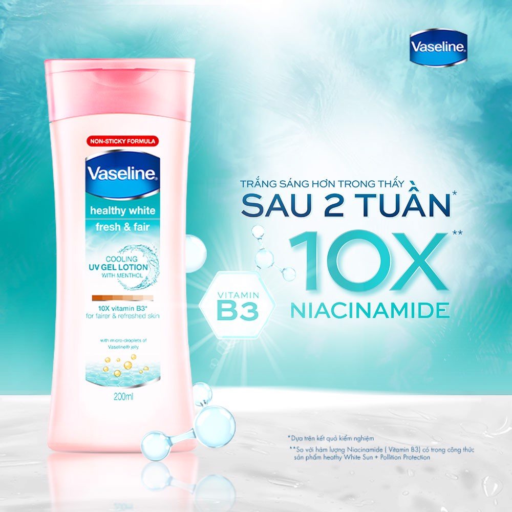 Sữa Dương Thể Trắng Da VASELINE Chính Hãng725ml, 350ml, 200ml - Sữa Dưỡng Thể Chống Nắng Vaseline Dưỡng Ẩm ĐỦ MẪU - Genb