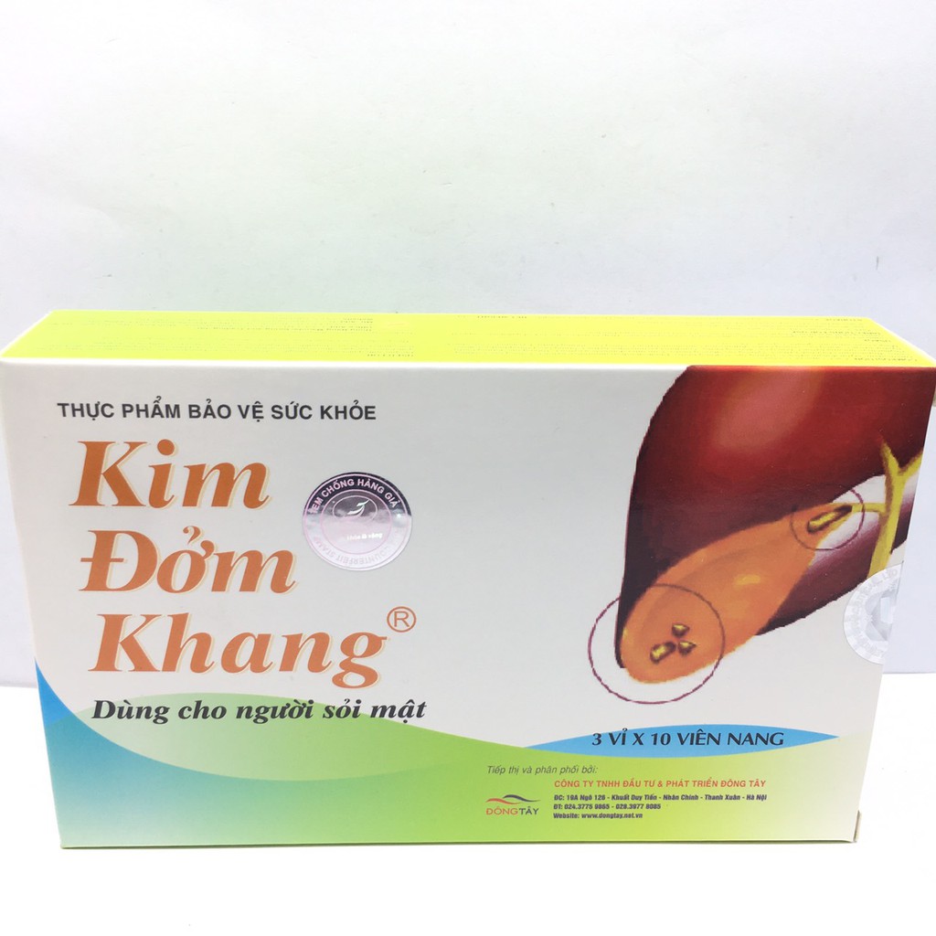 Kim Đởm Khang 3 vỉ 10 viên nang