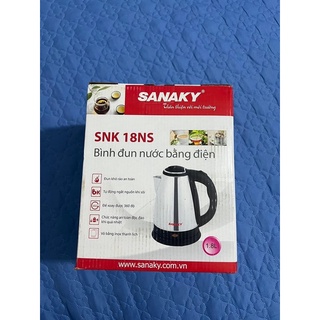 Bình đun siêu tóc 1.8 lít sanaky snk-18ns. hàng chính hãng