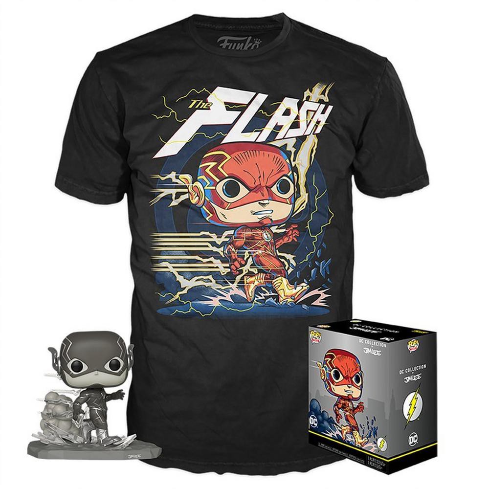 Mô hình Funko JimmLee Flash Black White Tees Box M Chính Hãng