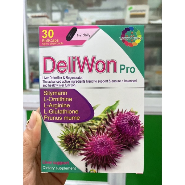 DeliWon Pro Hỗ Trợ Chức Năng Gan Hộp 30 Viên. - TP015