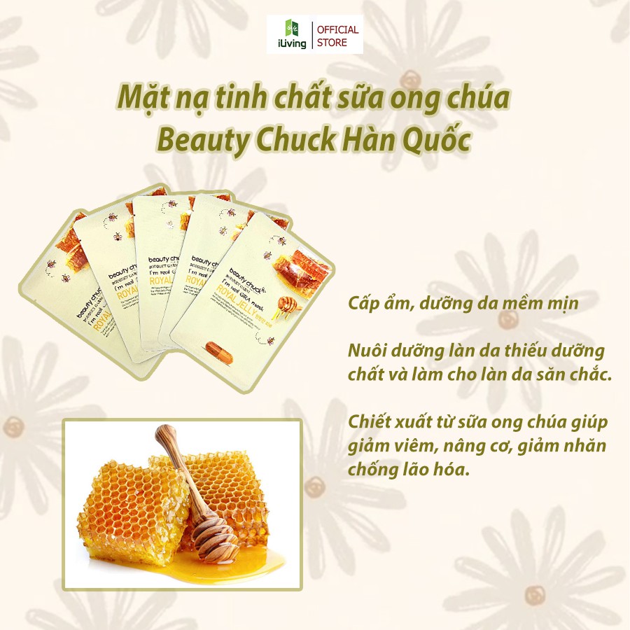 Mặt nạ dưỡng da Hàn Quốc cao cấp Beauty Chuck I'm Real Gira Mask 25g (miếng) ILIVING-BEAMN | BigBuy360 - bigbuy360.vn