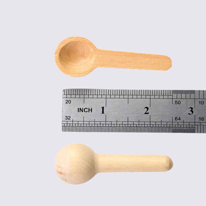 Set 5 Muỗng Gỗ Múc Muối / Cà Phê / Gia Vị Tiện Lợi