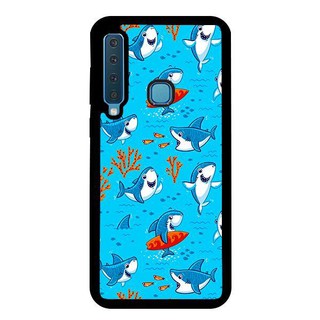 Ốp lưng samsung a9 2018 - cá mập lướt ván