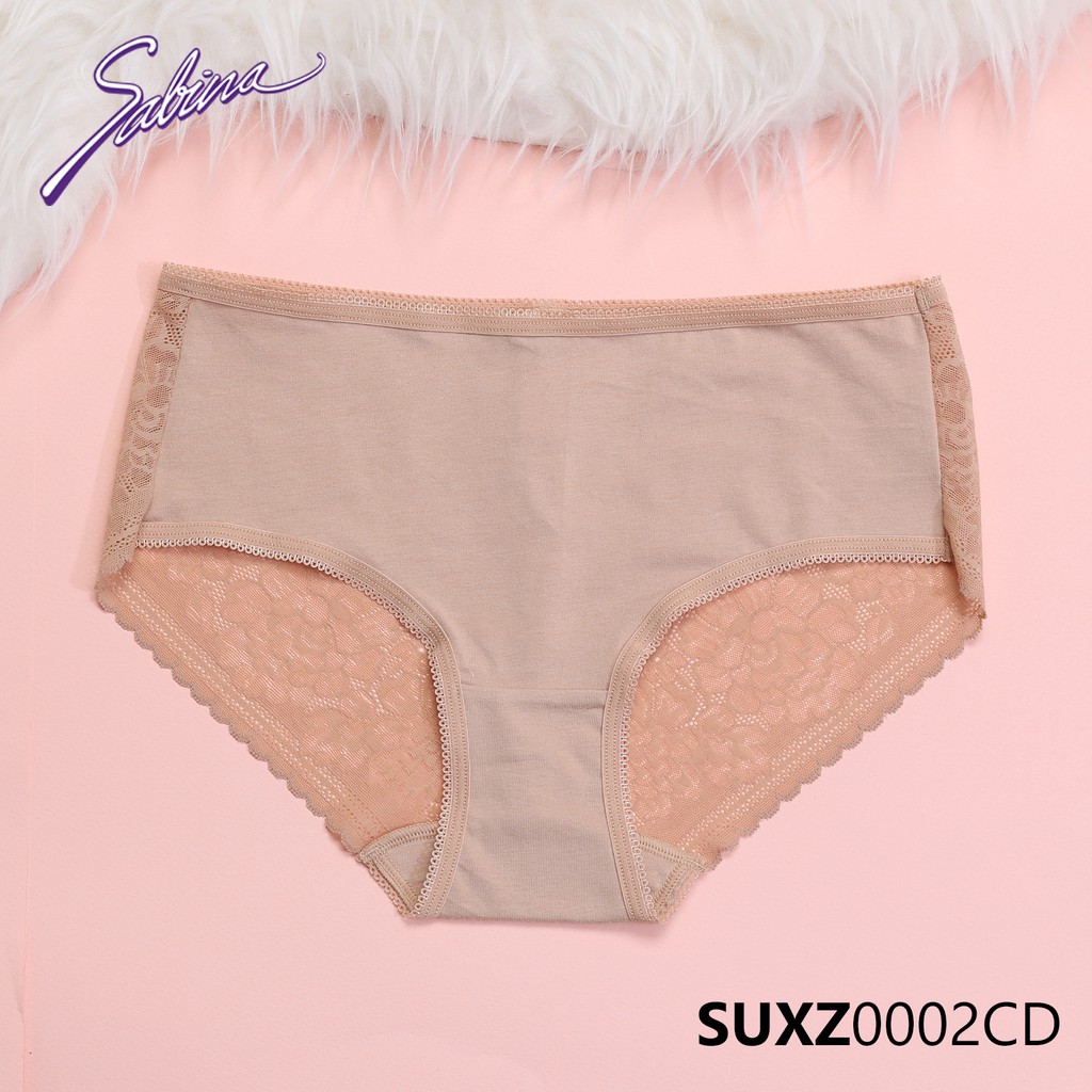 [Mã WABRS31 giảm 20% tối đa 100k đơn 150k] Quần Lót Lưng Vừa Cạp Cao Vừa Phối Ren Mặt Sau Panty Zone By Sabina SUXZ0002 | BigBuy360 - bigbuy360.vn
