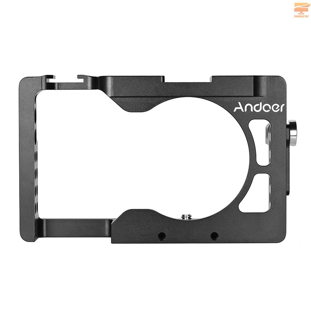 Andoer Aluminum Alloy Camera Cage Replacement for Sony A6500/A6300/A6000 ILDC Camera