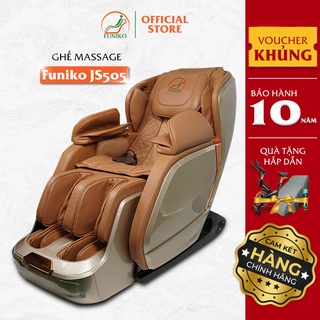 Ghế massage toàn thân,Funiko JS 505 4D di chuyển,điều khiển giọng nói massage trị liệu chuyên sâu bảo hành 10 năm