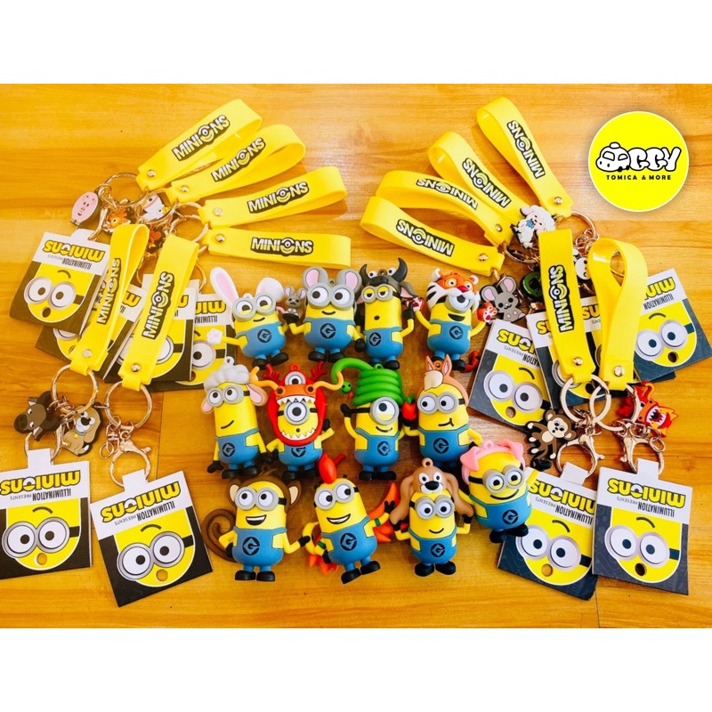 [ Hàng có sẵn ] Móc khoá Minion 12 con giáp cute