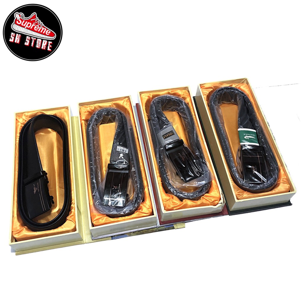 Dây nịt da bò nam Full Box sang trọng - MS02
