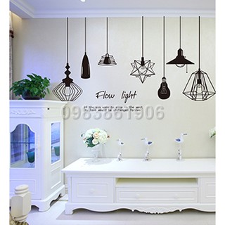 Decal đèn điện a671 a671: 81cm x 208cm