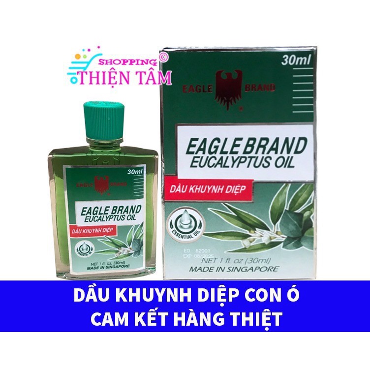 DẦU KHUYNH DIỆP CON Ó MADE IN SINGAPORE EAGLE BRAND EUCALYPTUS OIL 30ML CHÍNH HÃNG - 8297