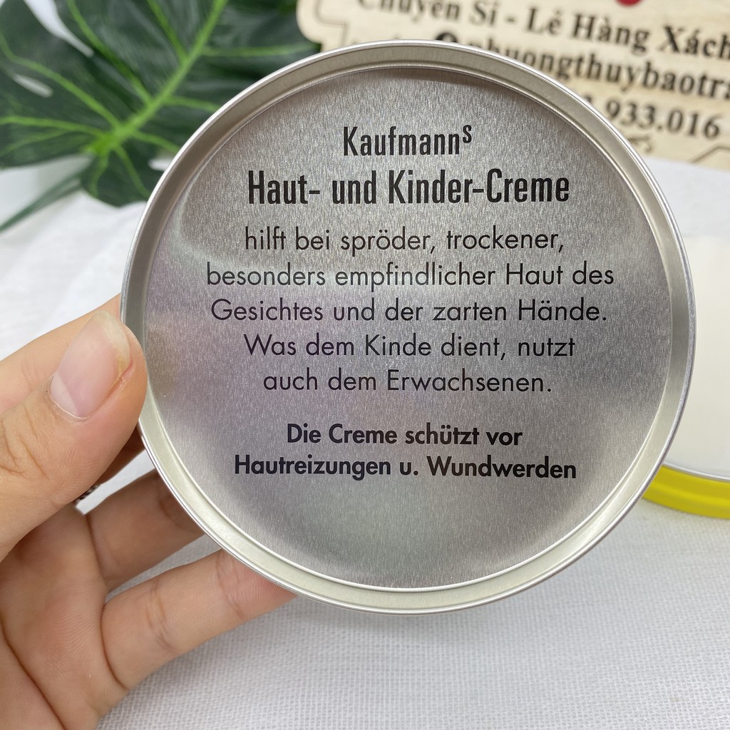 Kem bôi hăm Kaufman 75ml dưỡng da chống hăm cho bé