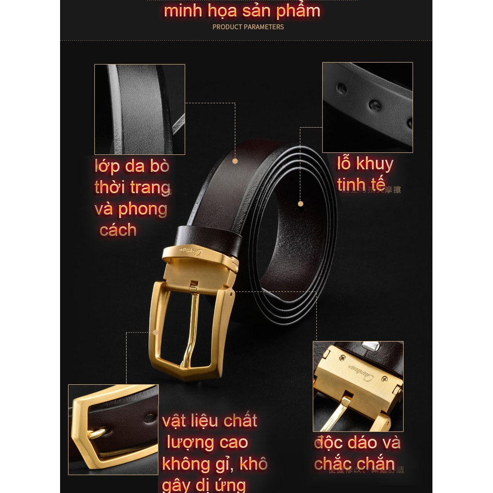 dây nịt nam thắt lưng da doanh nhân thời trang nhập khẩu ciartuar italy | BigBuy360 - bigbuy360.vn