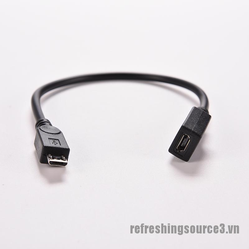 Cáp nối dài Micro Usb B đầu cắm/ cổng cắm 3