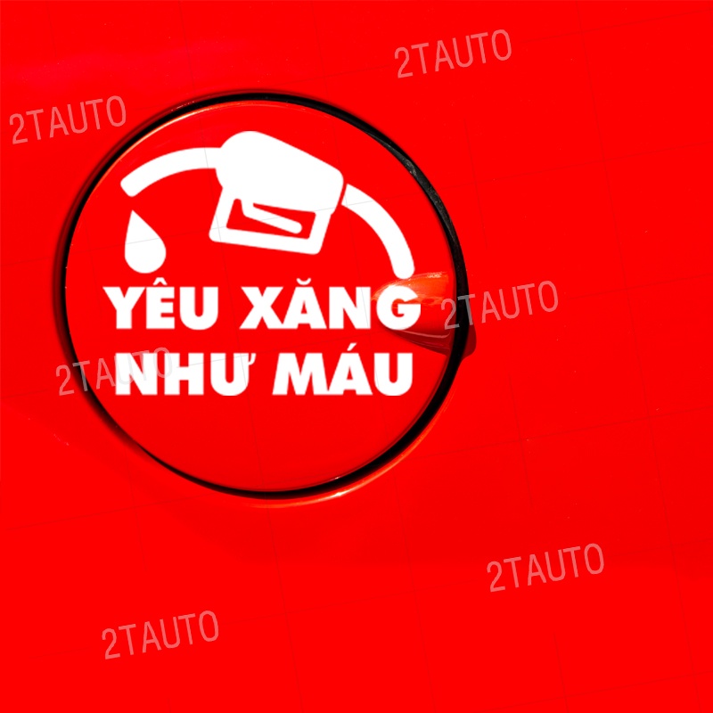 [GIÁ SIÊU RẺ] Tem dán nắp bình xăng ô tô xe hơi chống nước, chống phai màu, mẫu mã đa dạng độc đáo-tem bình xăng -MẪU 15
