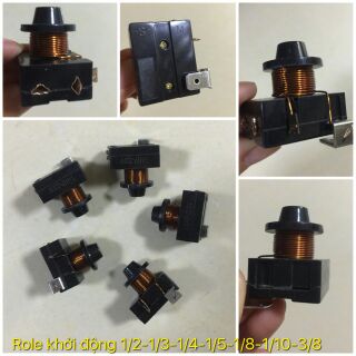 Combo 3 rơ le khởi động: 1/2; 1/3; 1/4; 1/5; 1/8; 1/10; 3/8