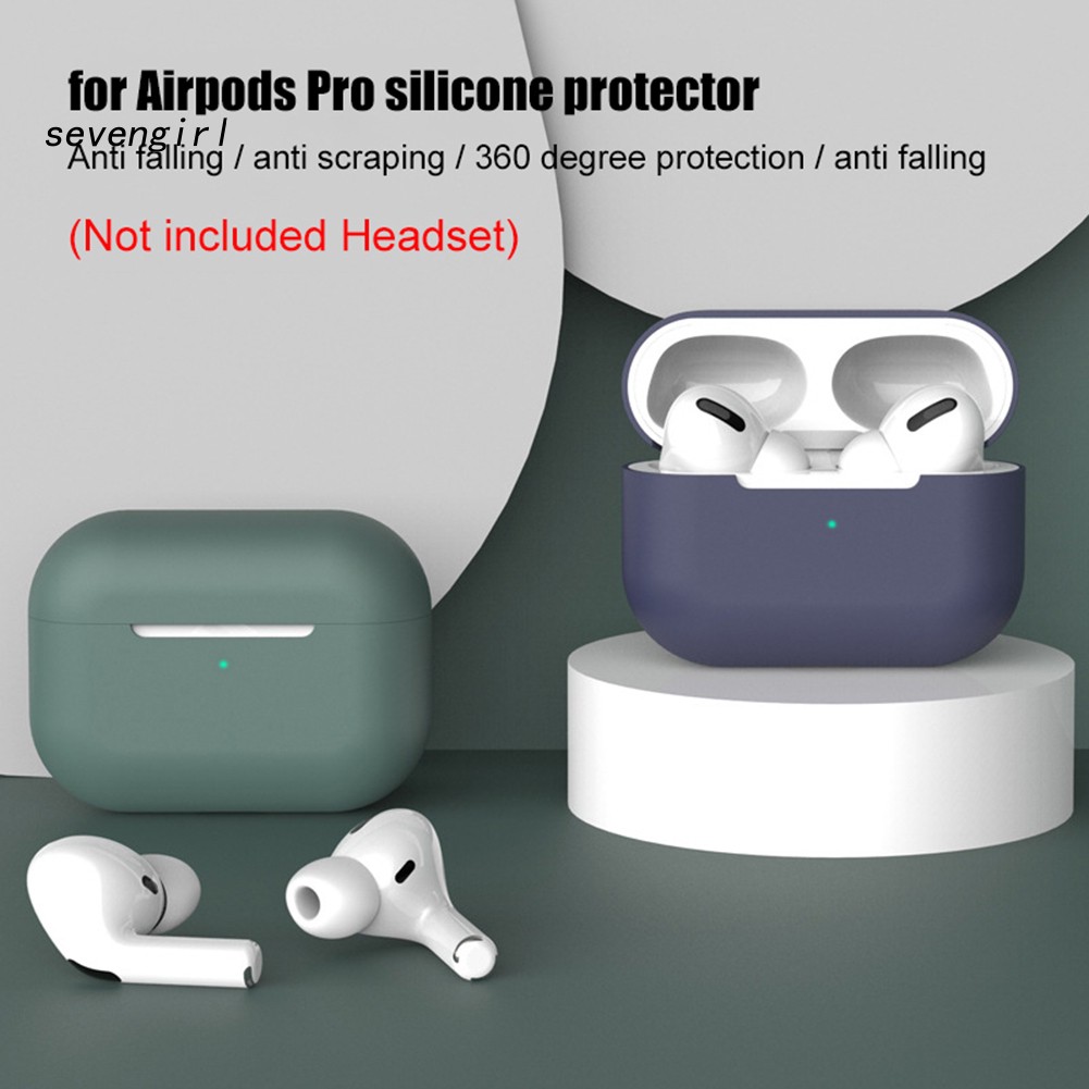 Hộp Đựng Bảo Vệ Bằng Silicone Cho Tai Nghe Airpods Pro 3