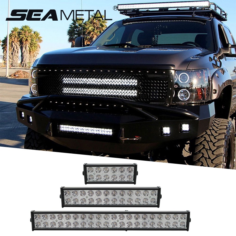 Phụ kiện đèn LED chạy ban ngày chung cho ô tô 12 / 24V dải dài dải kép chiếu sáng lái xe đèn sương mù