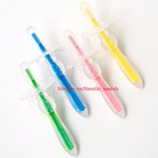 Bàn Chải Đánh Răng Silicone Cho Bé (thương hiệu Dolphin)