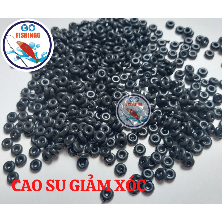 100 cái vòng cao su giảm xóc, giật cho câu đài/ Combo 100 cái cao su giảm xóc chống giật