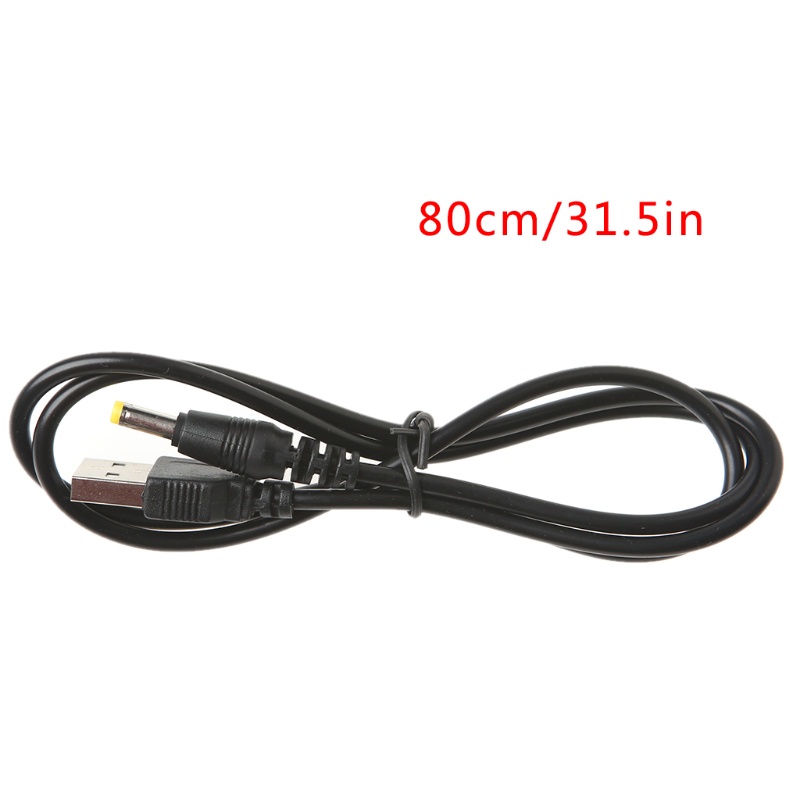 Dây Cáp Sạc Chuyển Đổi Đầu USB Sang Đầu Cắm DC4.0x1.7mm 80cm 4.0 Bằng Đồng