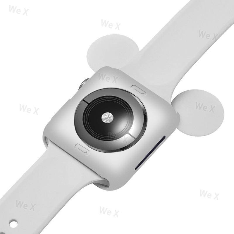 Ốp Bảo Vệ Bằng Silicone Hình Chuột Mickey Disney Cho Apple watch Series 5 4 3 2 1 44mm 40mm 38mm 42mm