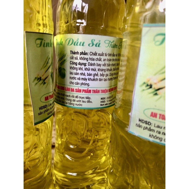 Tinh Dầu Sả lau sàn,Xịt phòng 500ml  (tặng vỏ chai xịt 100ml) khi mua sản phẩm