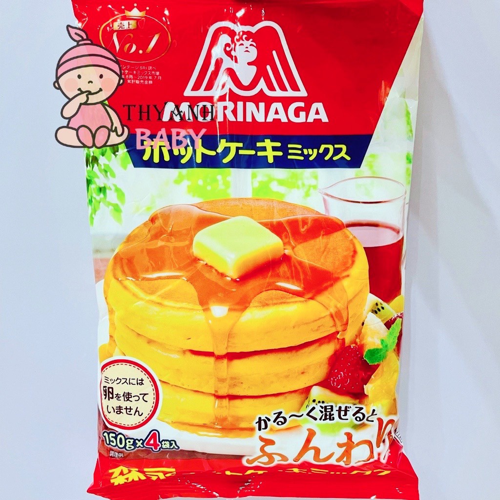 Bột làm bánh Pancake morinaga 600gr Nhật Bản cho bé