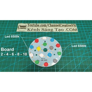 Mạch led tròn hàn luxeon 1w