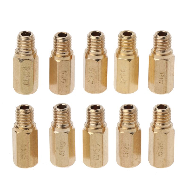 Set 10 Đầu Phun Chính Dành Cho Xe Mô Tô PWK OKO CVK