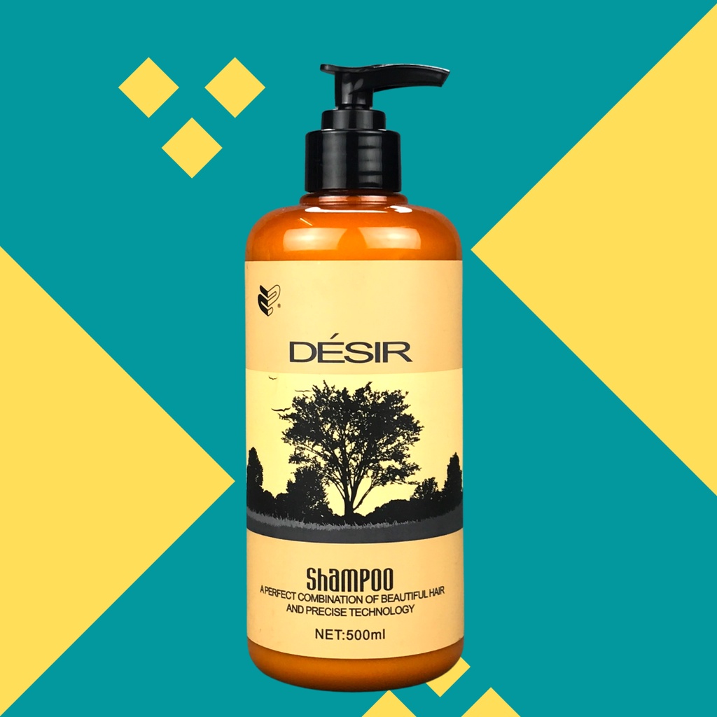 Dầu Gội Đầu Desir Argan oil Hoàn Hình Xả Siêu Mượt Lưu Hương 500ml MPQO