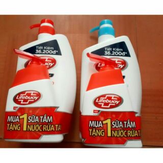 Combo LiFe bouy 850g kẹp tặng rửa tay
