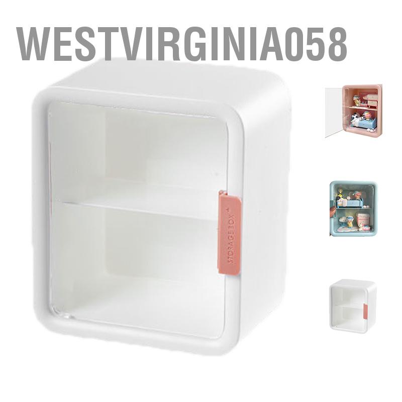 Có thể bán buôn Nhà búp bê Phòng Tủ trưng bày Hộp lưu trữ 2 lớp Cửa trong suốt Westvirginia058 Hàng giao ngay