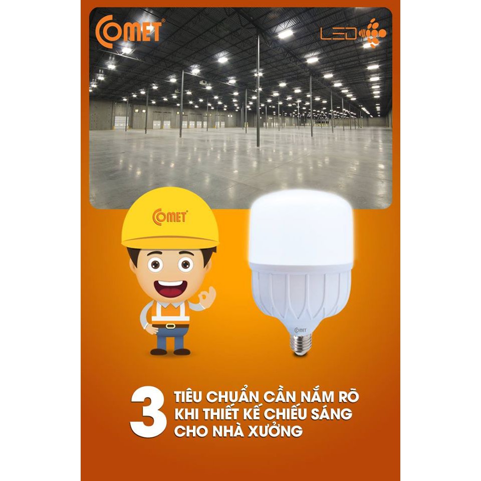 Bóng led trụ công suất lớn COMET CB04F018, 18W