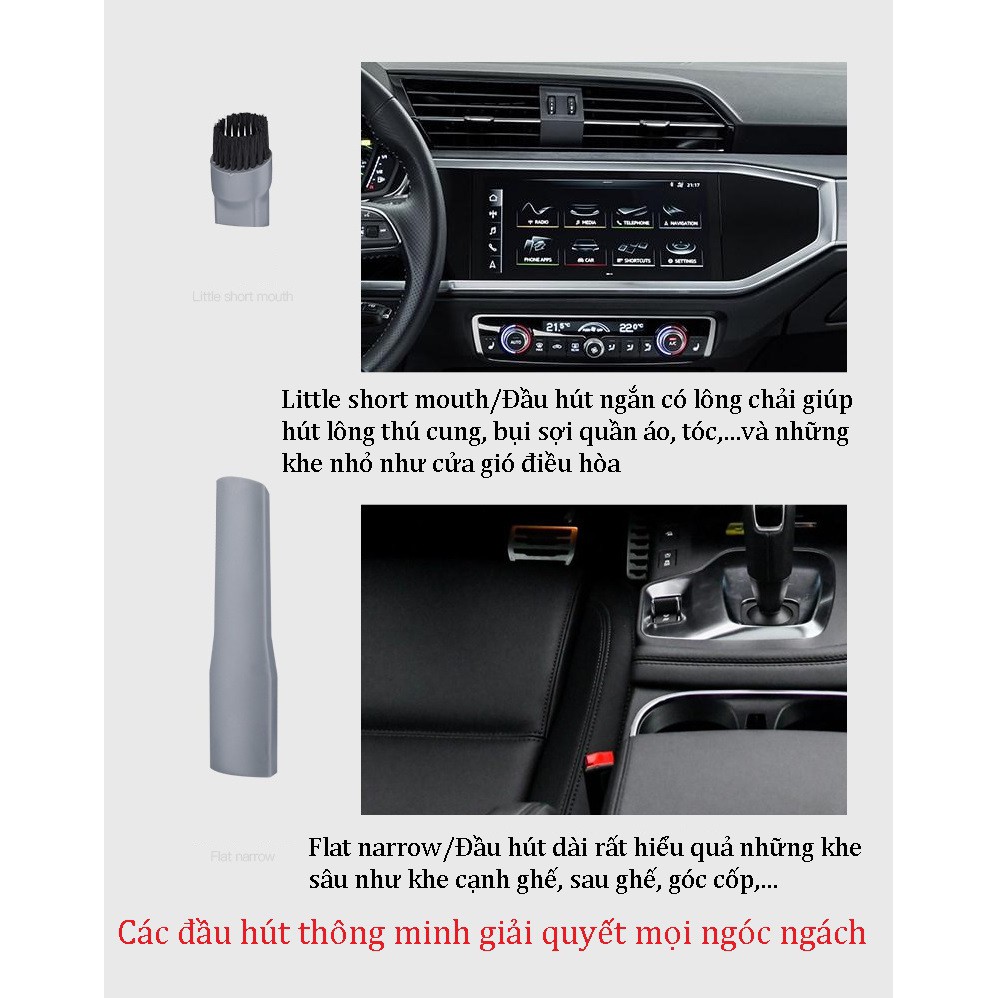 Máy hút bụi mini không dây 120W 25000 r/phút loại cao cấp HÌNH THẬT | BigBuy360 - bigbuy360.vn