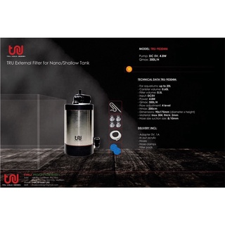 Lọc thủy sinh nano inox TRU 90304M