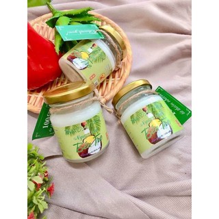 Combo 1 lọ dầu dừa nguyên chất 100ml bôi tóc, môi, chống rạn da